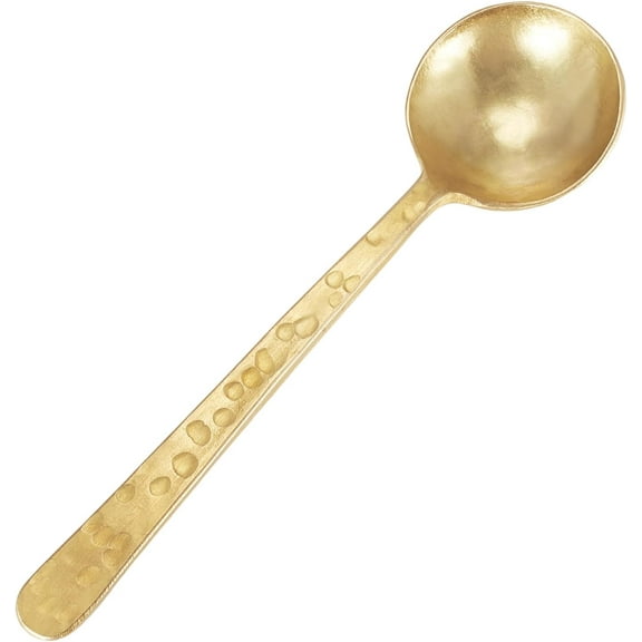 Wollet Pure Copper Spoon Long Handle Spoon Coffee Spoon Premium Copper Ice Tea Spoons Ice Cream Spoon Cocktail Stirring Spoons