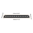 thumbnail image 2 of 1 Pack Rectangle Ventilation Grille Aluminum Alloy Mesh Air Vent Cover, 450x80mm, 2 of 5