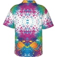 thumbnail image 2 of Vintage Aztec Pattern Mens Hawaiian Shirt Short Sleeve Casual Button Up Tropical Summer Beach Shirt, 2 of 9