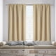 thumbnail image 1 of Xihbxyly Cortinas de Seda Escandinavas, Aislamiento Térmico, Ahorro de Energía, Decoración para Dormitorio y Cocina, Reducción de Ruido, Fácil Instalación, Oscuridad Total, 1 Juego de Cortinas, 140 X, 1 of 4