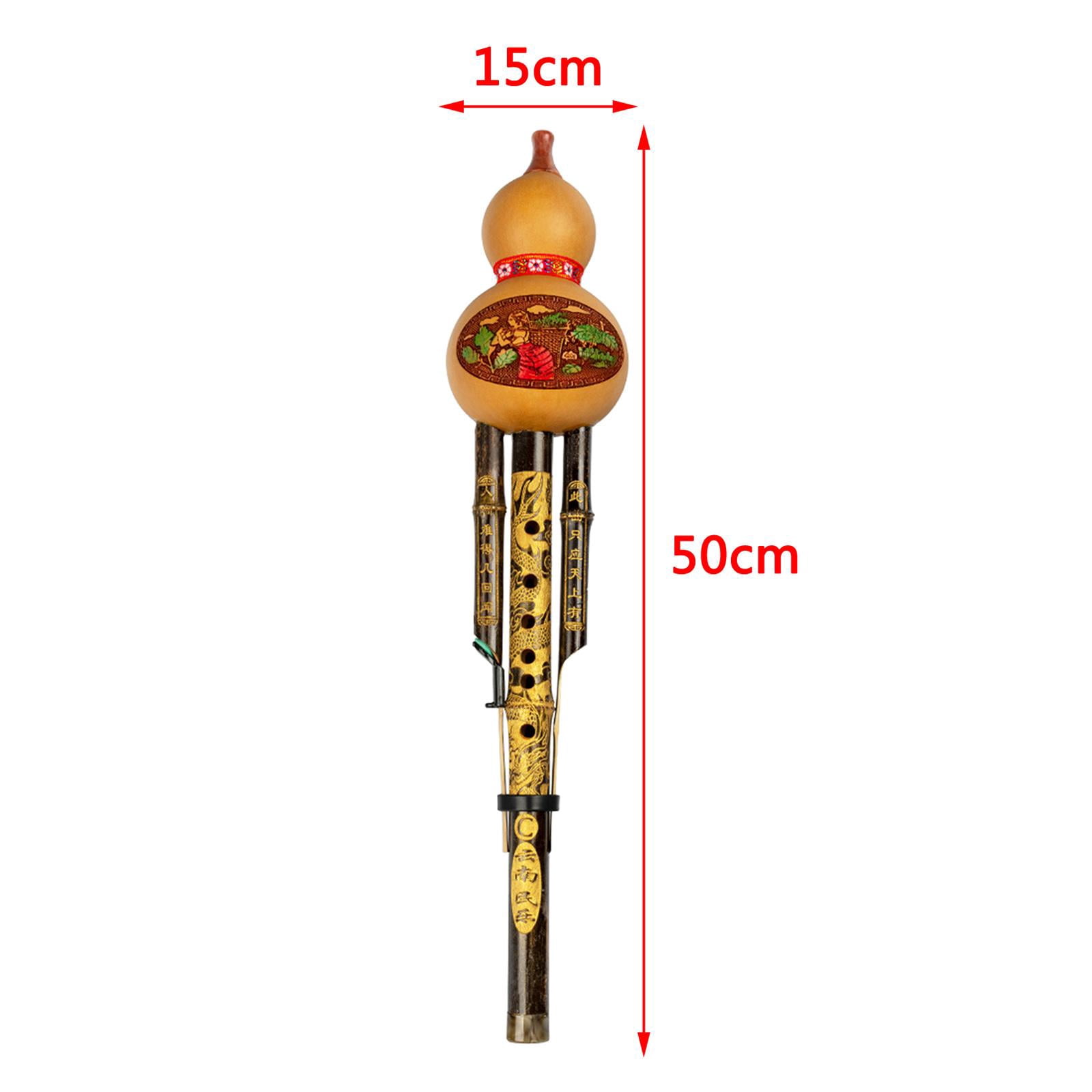LeeQinersw Handmade National Musical Instrument Gourd Flute for Beginner Music Lovers Gifts