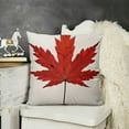 thumbnail image 2 of SHANXI Fall Decorations n Pillows Decorative Throw Pillows, Burnt Red Outdoor Cushion Covers for Couch Fall Decor 18x18in, 2 of 5