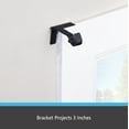 thumbnail image 6 of Kenney Fast Fit 5/8" No Measure Curtain Rod Brackets, Set of 2, Matte Black, 6 of 7