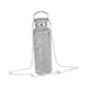 thumbnail image 3 of Botella de acero inoxidable con purpurina, 500 ml, para viajes, gimnasio y deportes. Plata AB, 3 of 7