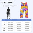 thumbnail image 4 of Lsque Magic Mushrooms Print Men's Pajama Pants, Lounge Pant - Comfortable Home Wear,Elastic Waistband, Stylish Design-Large, 4 of 9