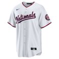 thumbnail image 2 of Men's Nike Stephen Strasburg White Washington Nationals Home Replica Jersey, 2 of 3