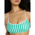 thumbnail image 4 of No Boundaries Sporty Stripe Bralette Bikini Top, Women's XXS-XXL, 4 of 6
