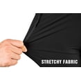 thumbnail image 5 of Clothin Men's Lightweight Quick Dry Stretch Pants for Workout and Travel,Black, 5 of 8