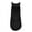 Black, variant on DOPI Pet Apparel Solid Color Keep Warmth Skin-friendly Pet Dog Vest Coat Outfit for Winter