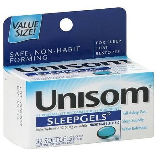 Unisom SleepGels, 32 CT (Pack of 6) - Walmart.com - Walmart.com
