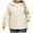A57-Beige, variant on Women's Casual Anorak Jacket - Lightweight Detachable Hooded Utilityrain jacket(Yellow,XL)