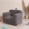 thumbnail image 2 of Silla MOMCAYWEX Kids Snuggly-Soft Sherpa para niños de 1 a 6 años, color gris, 2 of 9