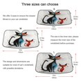 thumbnail image 5 of Couple Cartoon Cat Car Windshield Sun Shade Foldable Car Front Window Visor Heat and UV Protection 57x31.5, 5 of 8