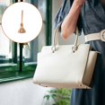 thumbnail image 2 of PU Leather Tassels Pendant for Bag Decoration Fashion Key Holder Women Handbag Accessories for Fashionable Women brown, 2 of 4