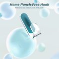 thumbnail image 4 of LCXmlly Seamless Hooks 4Pcs Wall Racks Punch free Wall Mounted Strong Adhesion proof High Load bearing Organization Waterproof Kitchen Storage, 4 of 8