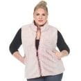 thumbnail image 1 of White Mark Women's Zip Up Sherpa Vest, 1 of 6