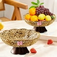 thumbnail image 2 of SLYNSHome Fruit Bowl,Large Decorative Pedestal Bowl for Kitchen Counter,Dining Table,Modern Serving Bowl for Fruits,Salads,Keys,Centerpiece,Entryway, 2 of 6
