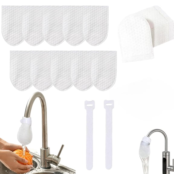 Faucet Filter Cottons Bags for Kitchen Sink,Splash-Proof Filter‘s Bags for Faucets,Thickened Faucets Filters with T-Strap,For Kitchen Sink and Bathroom