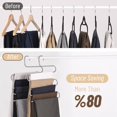 thumbnail image 4 of Mr. Pen- Pants Hangers Space Saving, 5 Pack, Pant Hangers Space Saving, Hangers for Pants Hanger, Pant Hanger for Pants, Hangers Pants, Jeans Hangers Space Saving, Jean Hangers Space Saving, 4 of 5