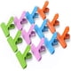 thumbnail image 1 of Clips para cadera de acero inoxidable, grandes, 3 pulgadas de ancho, 4 colores surtidos, paquete de 4. Clips para bolsas de alta resistencia, sello hermético para bolsas de alimentos. Clips metálicos, 1 of 5