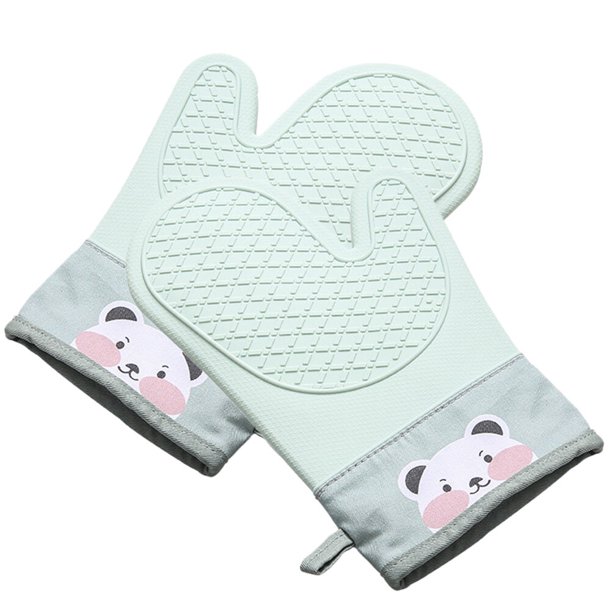 Guante para horno, guante para microondas engrosado, guante resistente al calor antiescaldaduras para encimera