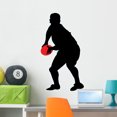 thumbnail image 1 of Rugby Silhouette Wall Decal by Wallmonkeys Peel and Stick Graphic (36 in H x 25 in W) WM149029, 1 of 4