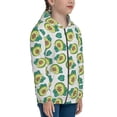 thumbnail image 5 of Kdxio Avocado Sleeping Pattern Kids Boys Girls Zip Up Hoodie 3D Printed Hooded Sweatshirt Hoody Coat with Pocket 7-12 Y-Medium, 5 of 6