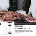 thumbnail image 2 of iFundom Manual Sausage Stuffer with Stainless Steel and White Plastic, Easy to Use Kitchen Meat Tool, 2 of 6
