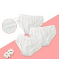 thumbnail image 6 of landege 3pcs White Bowknot Briefs Ballet Dance Underpants Cotton Panties for Kids Girls (Size 160), 6 of 10