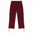 thumbnail image 4 of UAYOTSE Kids Sweatpants for Boys Fashion Casual Elastic Waist Drawstring Workout Long Pants Teen Boys Loose Comfy Active Pants with Pockets,Sizes 13-14 Years, 4 of 6