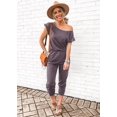 thumbnail image 2 of Mono PRETTYGARDEN con Hombros Descubiertos Gris Talle M, 2 of 5