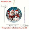 thumbnail image 2 of Uuiauoio 2D Flat Acrylic Christmas Hanging Ornament, Winter Themed Tree Decoration for Home Display, Christmas Ornament Xmas Cute Decorations for Tree Xmas Hanging Decor, 2 of 2