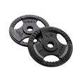 thumbnail image 2 of Mega Fitness 25 lb 1 Inch Standard Steel Weight Plate Barbell Training, 2 of 5