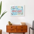 thumbnail image 4 of Creative Products Jesus Loves 20x16 Canvas Wall Art, 4 of 5