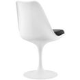thumbnail image 3 of Modway Lippa Dining Vinyl Side Chair, Black, 3 of 4