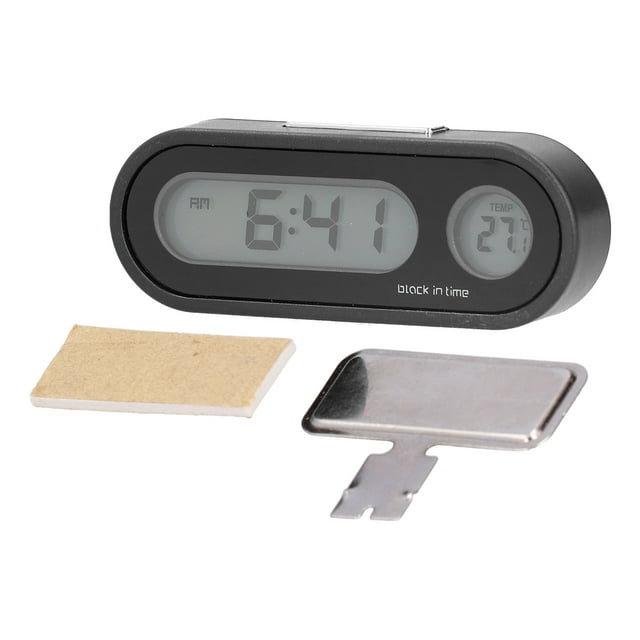 Reloj digital para tablero de automóvil Jadeshay Termómetro luz nocturna