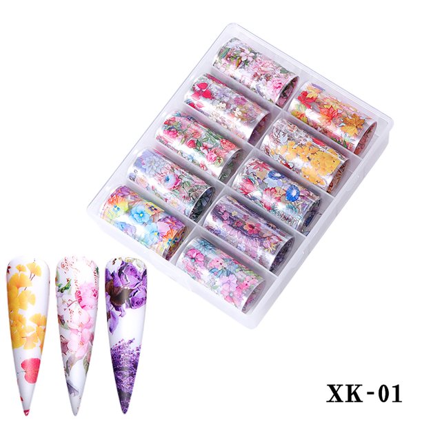 Hot6sl Ofertas Del Día Calcomanías Adhesivas Consejos Artísticos Decoración Diy Estampado Manicura