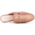 thumbnail image 4 of JENN ARDOR Women's Mules PU Leather Loafers Classic Slip-on Flat Shoes Casual Pointed Toe Walking Office Slipper Size 6-11, 4 of 6