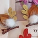 thumbnail image 4 of EeaseMX Cornamenta de peluche con pompón, pinzas para el pelo, pasadores, accesorios para el pelo para fiestas infantiles (dorado), 4 of 7