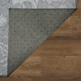 thumbnail image 4 of My Magic Carpet 5'x7' Machine Washable Non-Slip Dining Living Room Area Rug - Kalini Floral Grey, 4 of 5