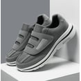 thumbnail image 4 of Lightweight, comfortable and anti-slip walking shoes for both men and women, with a large opening upper design and hook and loop fastener., 4 of 12