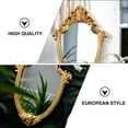 thumbnail image 5 of Howooi European Style Exquisite Makeup Mirror Hanging Mirror Vintage Bathroom Mirror, 5 of 7