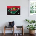 thumbnail image 3 of NHL Minnesota Wild - Logo 15 Canvas Wall Poster, 22.375" x 34", 3 of 4