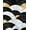 Black White Gold, Pattern 8, variant on ODIKA 6'x9' Washable Area Rug Non-Slip, Easy Care, Abstract Watercolor Splash Scattered Fleck Smalltan for Family Room, Living Room, Master Bedroom