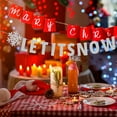 thumbnail image 4 of Gymnture Glittery Let It Snow Banner with Snowflake Garland Winter Decorations for Door Classroom and Party Holiday Celebrations Xmas Party Favor, 4 of 10