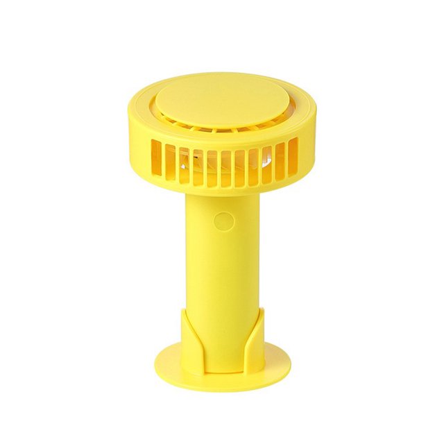 Advancent Ventilador portátil Motor sin escobillas 2W 1200mAh Funciona con Recargable Verano Mano 3 Engranajes Ventiladores de refrigeración Electrodomésticos Amarillo Advancent HA064735-04B
