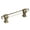 Clear/Golden Champagne, variant on Amerock Glacio 3-3/4 in (96 mm) Center-to-Center Clear/Golden Champagne Cabinet Pull