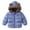 Blue, variant on Esaierr Toddler Thick Winter Coats for Boys Girls, 1-7Y Ear Hooded Warm down Cotton Jacket Outwear Fleece Kids Winter Cotton Jacket with Pockets
