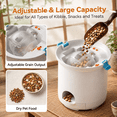 Automatic Button-Activated Interactive Dog Dispenser, Slow Feeder ...