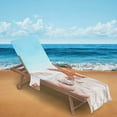 thumbnail image 5 of Blueek Beach Chair Cover 29x83in with Side Pockets Soft Microfiber Towel Portable Lounge Chair Cover for Outdoor Beach and Pool Use(B), 5 of 7